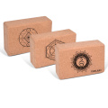 Yugland 2021 Wholesale Gym Light Weight Cork Yoga Block Eco Friendly Cork Yoga Brick